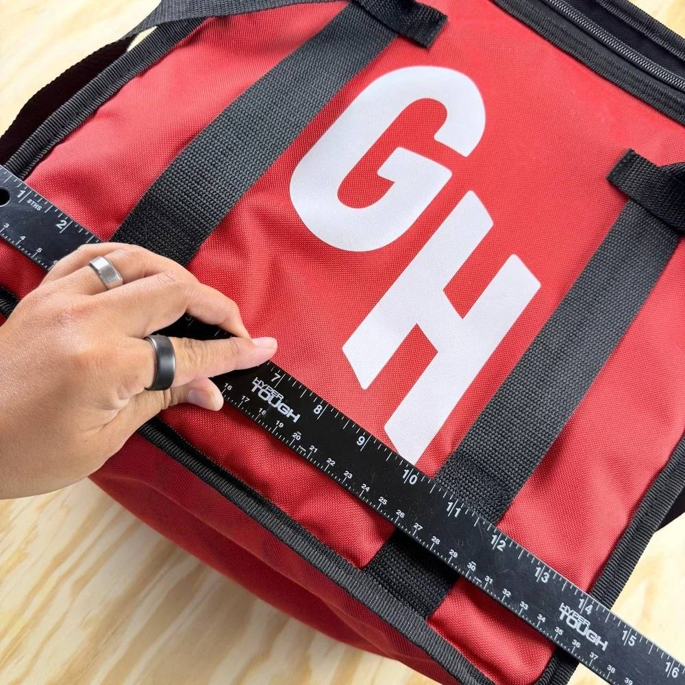 Grubhub 15x15x10 Thermal Insulated Hot Cold Food Delivery Tote Bag Backpack